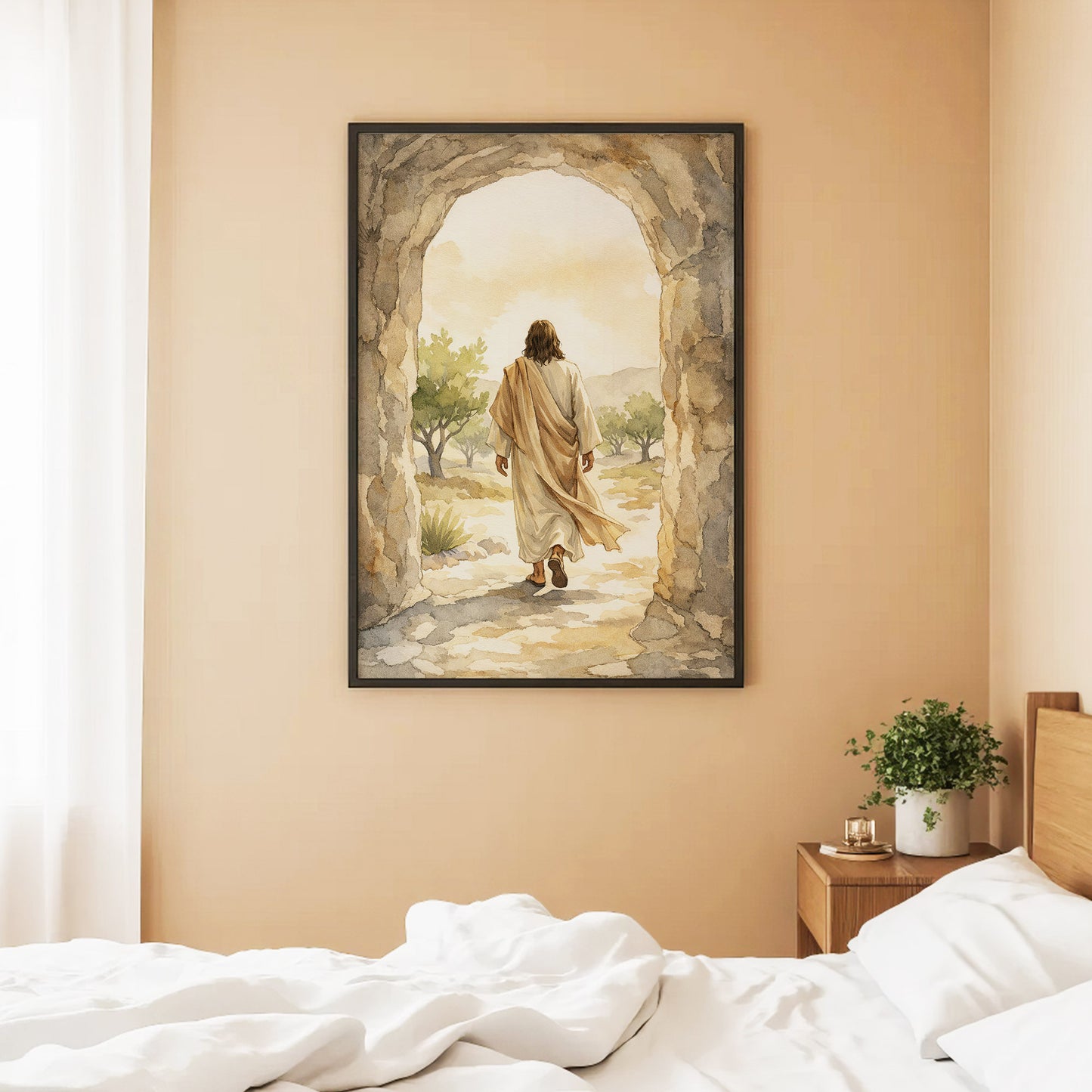 Empty Tomb Morning Poster/Canvas