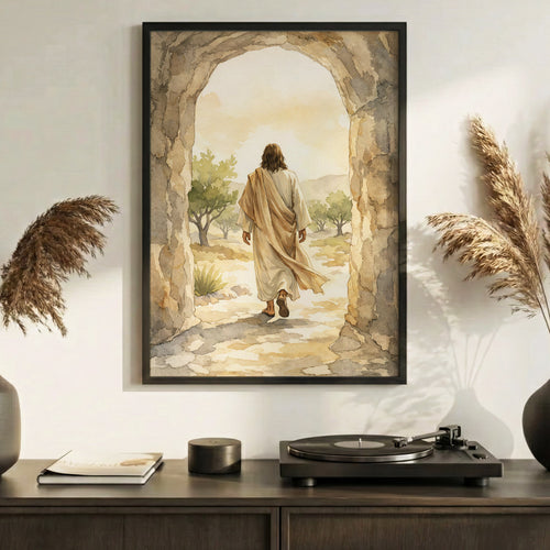Empty Tomb Morning Poster/Canvas