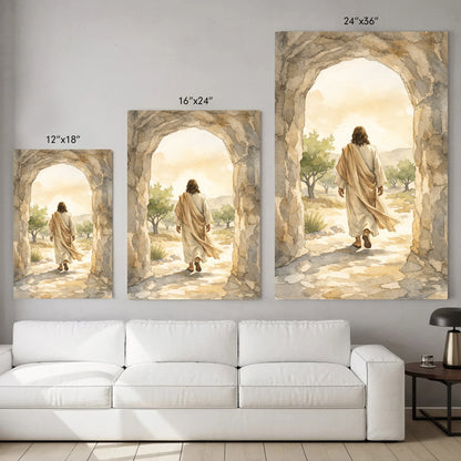 Empty Tomb Morning Poster/Canvas