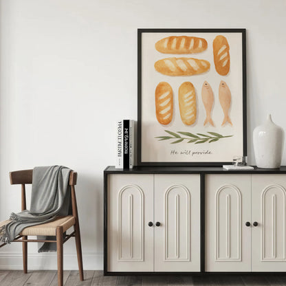 Loaves & Fish Faith Poster/Canvas