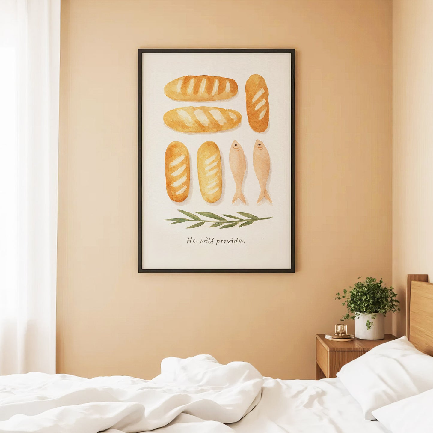 Loaves & Fish Faith Poster/Canvas