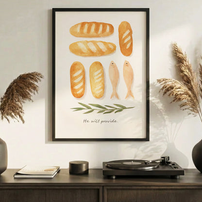 Loaves & Fish Faith Poster/Canvas