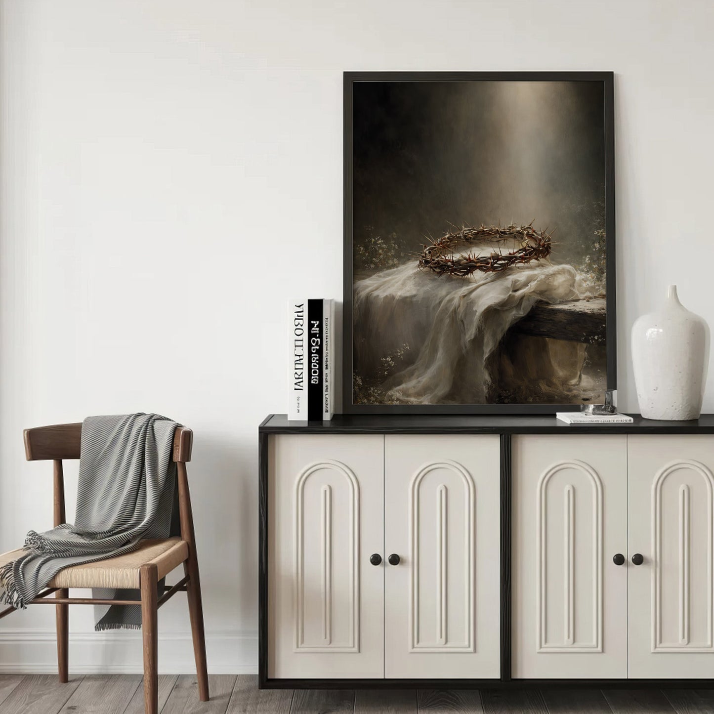 Crown of Thorns Still Life Christian Wall Art Poster/Canvas