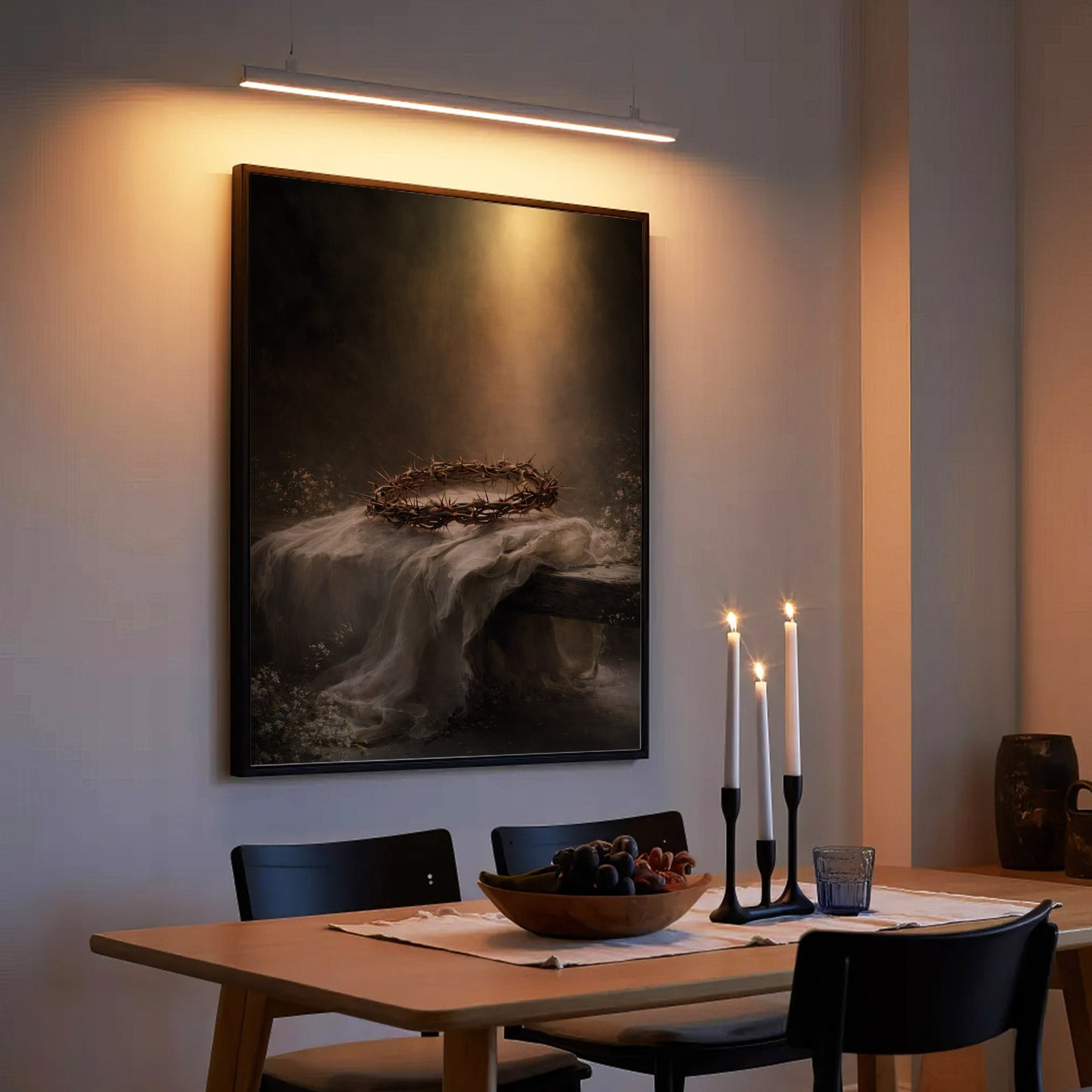 Crown of Thorns Still Life Christian Wall Art Poster/Canvas