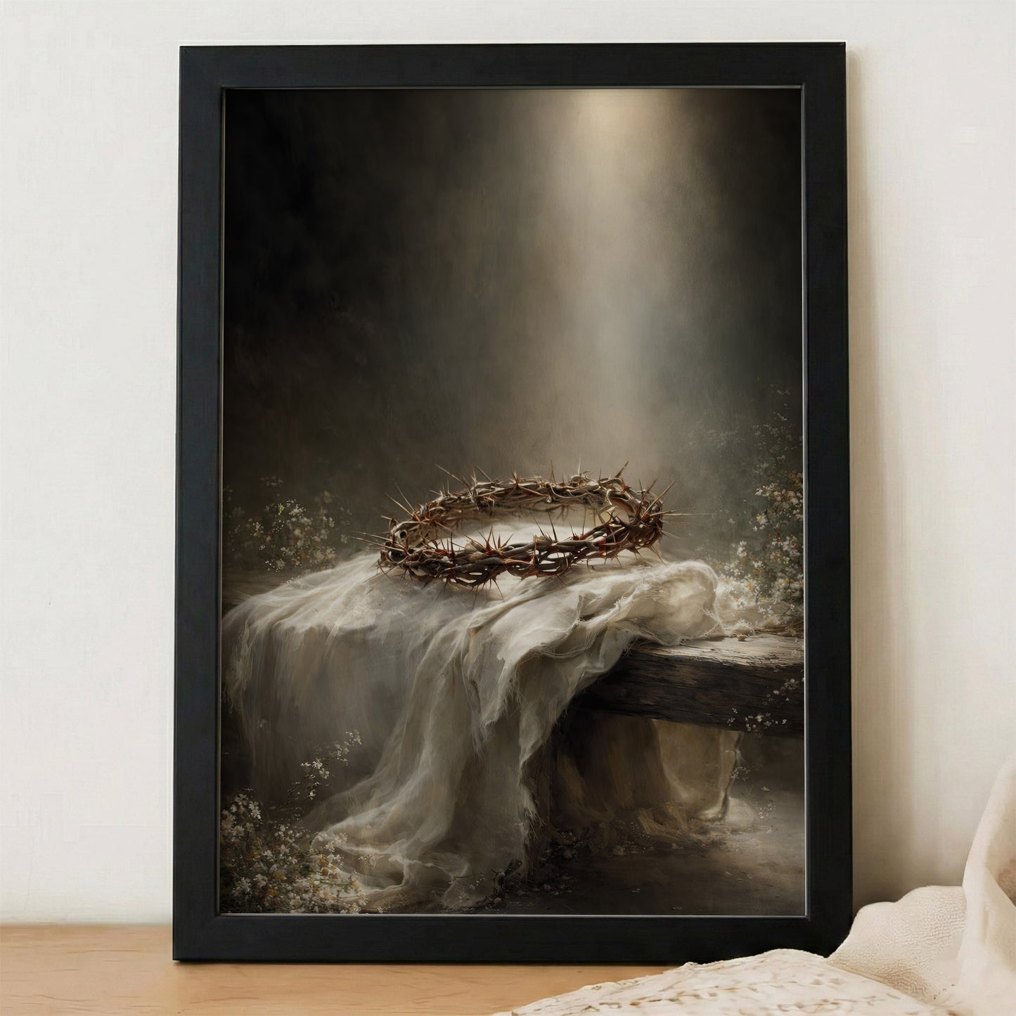 Crown of Thorns Still Life Christian Wall Art Poster/Canvas