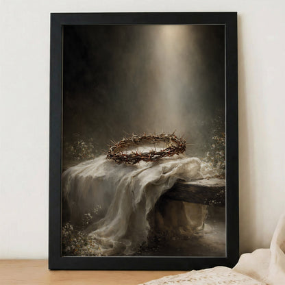 Crown of Thorns Still Life Christian Wall Art Poster/Canvas