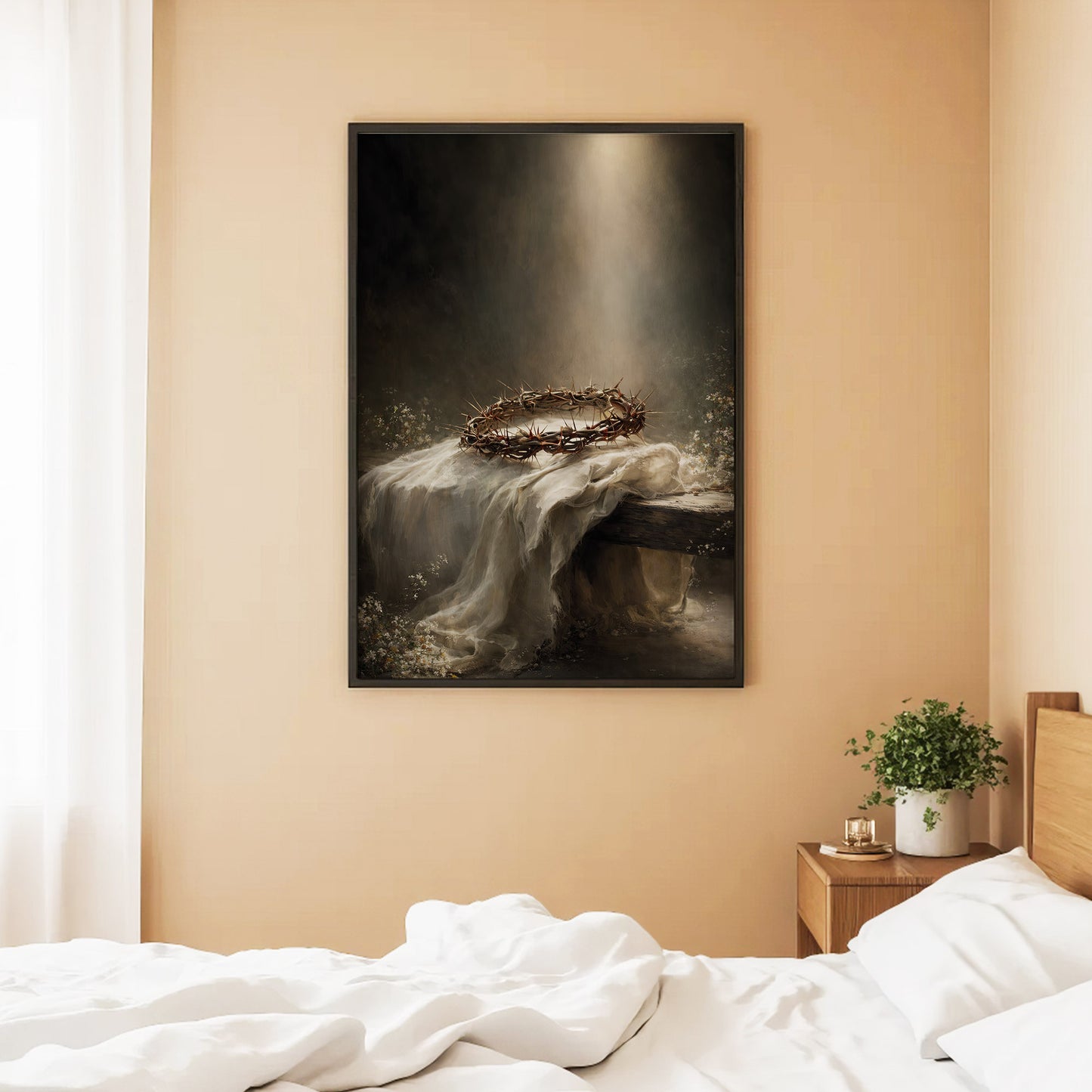 Crown of Thorns Still Life Christian Wall Art Poster/Canvas