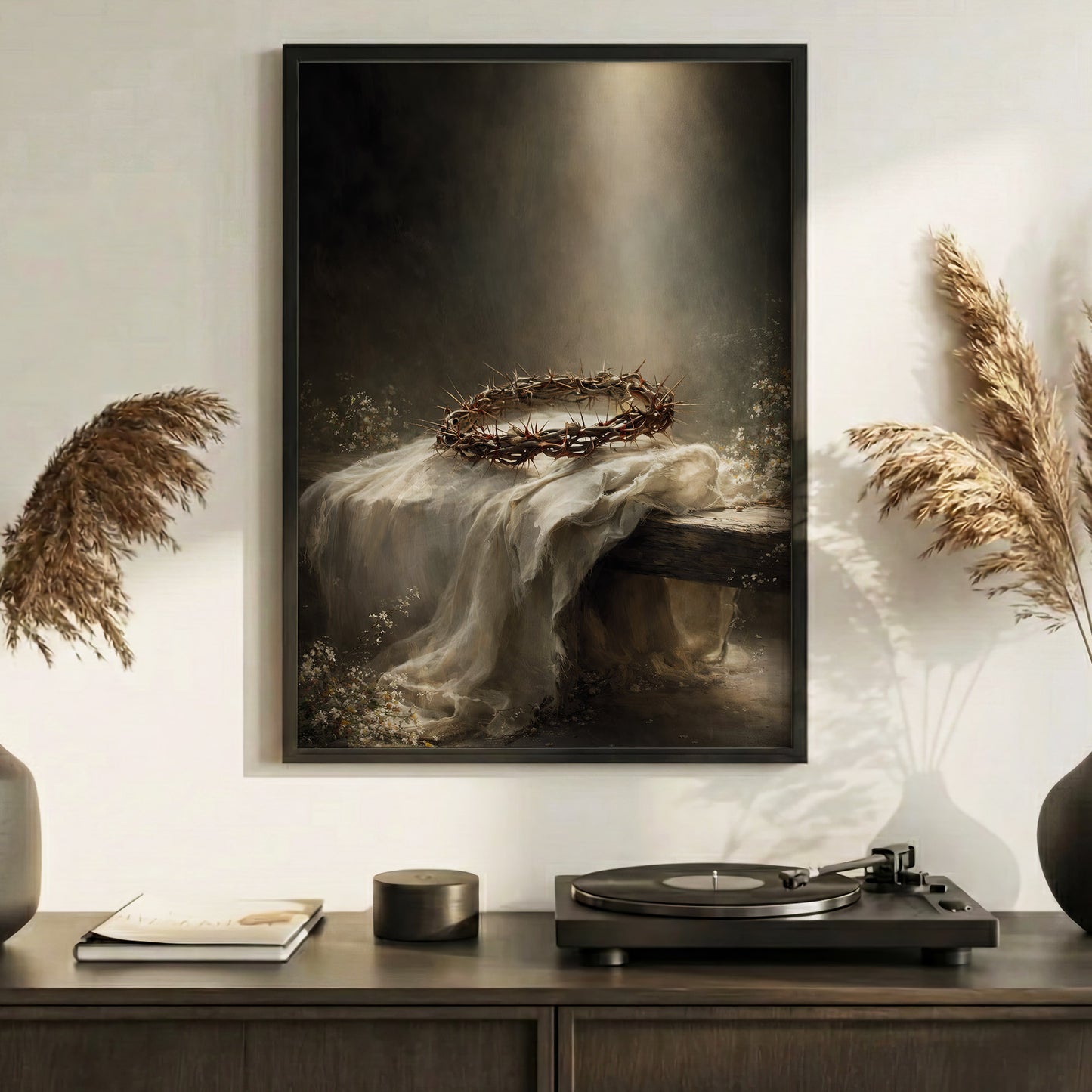 Crown of Thorns Still Life Christian Wall Art Poster/Canvas