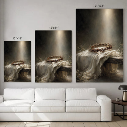 Crown of Thorns Still Life Christian Wall Art Poster/Canvas
