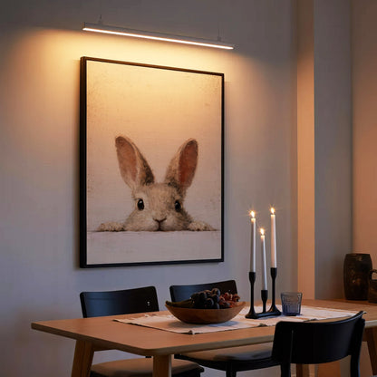 Curious Bunny Minimalist Kids Room Decor - Poster/Canvas
