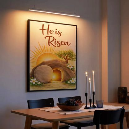 He Is Risen Resurrection Wall Art Poster/Canvas
