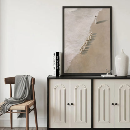 Jesus Walking with His Sheep Poster/Canvas