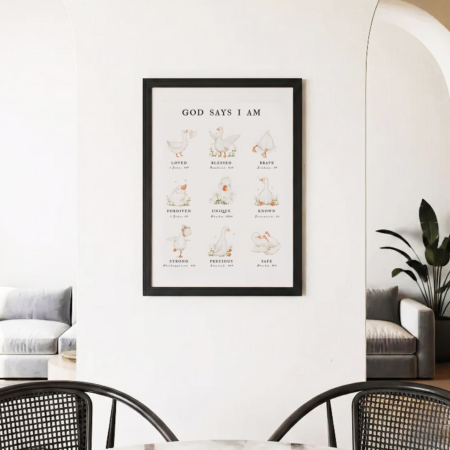 God Says I Am - Inspirational Poster/Canvas