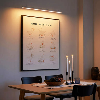 God Says I Am - Inspirational Poster/Canvas