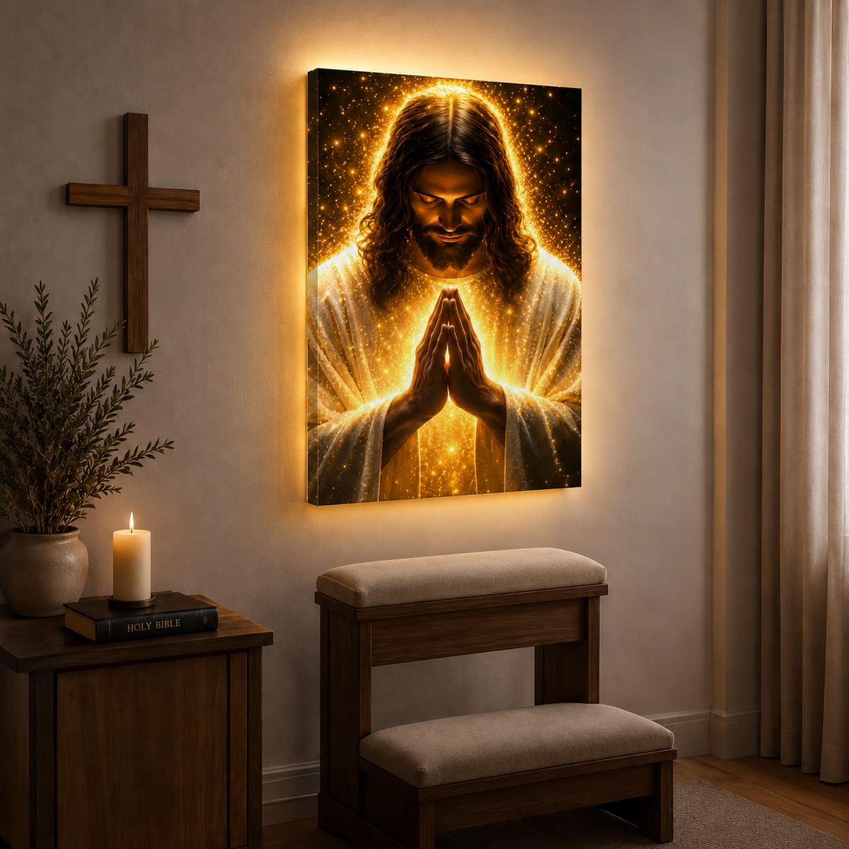 Golden Prayer Glow