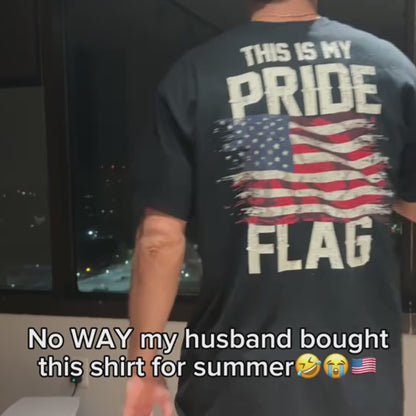 This Is My Pride Flag – 1776 Patriotic T-Shirt Two Sides