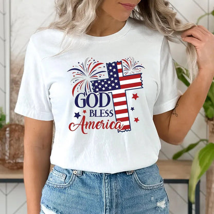 Faith & Freedom God Bless America – Unisex Tshirt / Hoodie / Sweatshirt