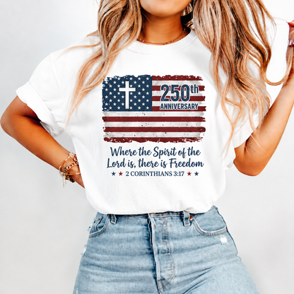 Where the Spirit of the Lord Is Freedom – Unisex Tshirt / Hoodie / Sweatshirt