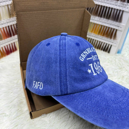 Generation X EST. Custom Year Baseball Cap - Personalized Vintage Pride Hat