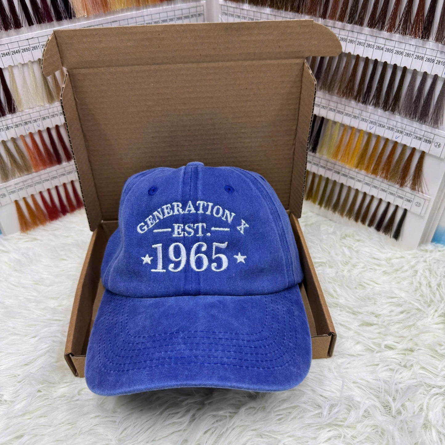 Generation X EST. Custom Year Baseball Cap - Personalized Vintage Pride Hat